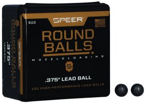 Speer Muzzleloader Round Lead Balls .375 79 gr MZRB 100/ct