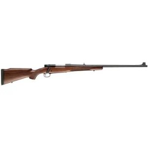 Winchester Model 70 Alaskan 375 H&H Mag Bolt Action Rifle, 3+1 Capacity, 25" Barrel, Matte Finish, Satin Walnut Stock