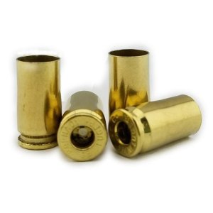 Lightning Ammo 9mm Fired Brass Casings 1000/CT Cleaned Polished