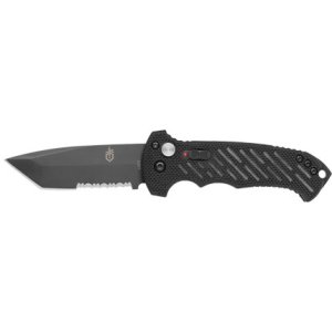 Gerber 06 Auto G10 Tanto Serrated Knife Model 30-000193