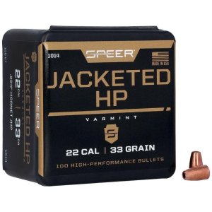 Speer 1014 Bullet .224 33gr HP 22 Caliber