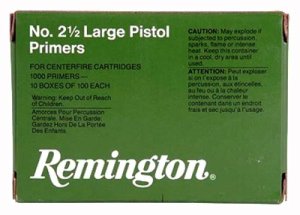 REMINGTON PRIMERS LARGE PISTOL 5000 PACK