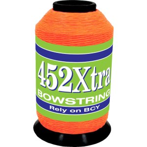 BCY 452Xtra Bowstring Material Flo Orange 1/4 lb 67% Dyneema 33% Vectran