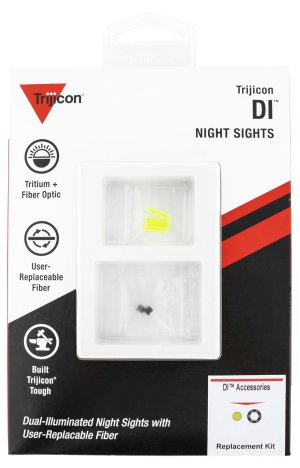 Trijicon DI Night Sight Replacement Kit Green Fiber Black Retainer