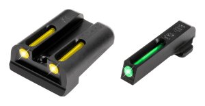 TruGlo TFO Hand Gun Sights Green Front Yellow Rear - Springfield XD