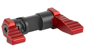 Phase 5 SAFE90-RED Ambidextrous 90° Safety Selector, Red Anodized Aluminum