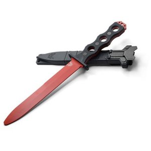 Benchmade 185T SOCP Red Blunt 7.11" 440C Red Cerakote Blade G10 Sheath