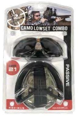 Radians LS4U21CKCS Combo Set Lowset Camo ANSI Z87.1 99.9% UV