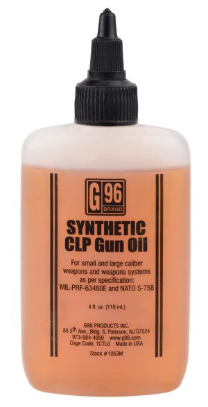 G96 1053 Synthetic Gun Lube 4 oz Bottle - Biodegradable, Non-Toxic