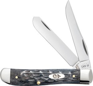 CASE & SON 6207 CS Mini Trapper Pocket worn Grey bone Crandall Jig