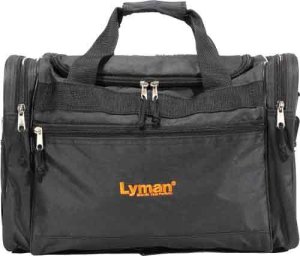 Lyman Handgun Range Bag Black Nylon with Carry Strap