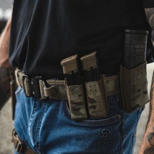 GBRS Group GEAR-ABSV3-MC-M Assaulter Belt, 20 Molle, Cobra Buckle, Medium