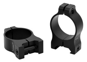 Warne V414M Scope Rings Vapor Matte Black 30mm Medium Aluminum