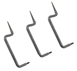 Stealth Cam STCTS3PK Tree Screw Mounts 1/4"-20 Thread Black 3-Pack