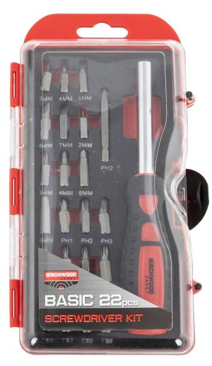 Birchwood Casey BSDS Basic Screwdriver Kit 22-Piece Set