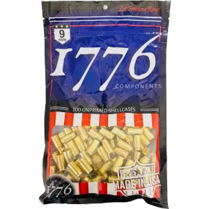 1776 USA 177600002 Unprimed Brass Kit 380 ACP/40 S&W/10mm/45 ACP 4000pc