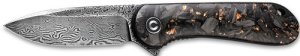 CIVIVI Elementum C907CDS3 2.96" Shredded Carbon Fiber Copper Knife