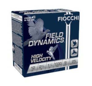 Fiocchi 12HV9 12 Gauge 2.75 in 1.25 oz 9 Shot 1330 fps 25 Rounds