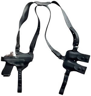 1791 Gunleather NSS1SBLHR Optic Ready Shoulder Horizontal Black Fits...