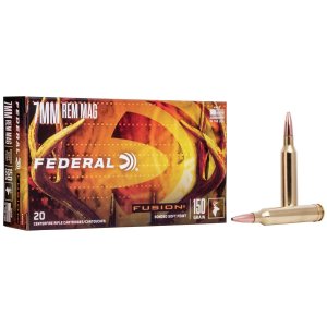 Federal F7RFS1 7mm Remington Magnum 150 Grain Soft Point Ammo 20 Rounds