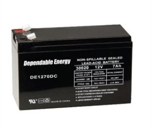 GSM Outdoors American Hunter 12 Volt 7 Amp Rechargeable Battery Black
