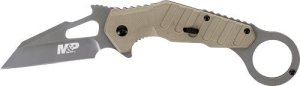 Smith & Wesson 1136215 M&P Extreme Ops 3" Karambit Spring Assist FDE