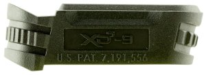 Springfield Armory XDS5902M Backstrap Sleeve made of Polymer with Black Finish & 1 Piece Design for 9mm Luger Springfield XD-S with #2 Backstrap & 3.30"-4" Barrel