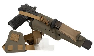 Cole-Tac VWX105 Varmint Wrangler XL Pistol Holder Chest Ranger Green