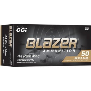 CCI Ammunition Blazer Brass 44 Rem Mag 240GR FMJ 50 5244
