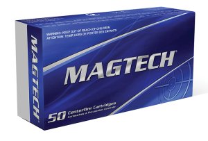 Magtech 9C 9mm Luger 115gr JHP Ammo, 50 Rounds, Brass Casing