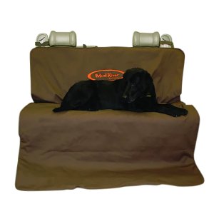 Mud River MR7771 Two Barrel Seat Cover Brown Nylon/Canvas 56"x68"