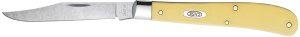 Case Barehead Slimline Trapper Folding Knife 3.25" Clip Point Blade Yellow