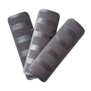 Troy Industries SCOV-BRC-34BT-00 Battle Rail Covers 4.4" Black 3-Pack