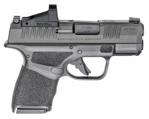 Springfield Armory Hellcat 9mm Micro-Compact OSP Pistol, Shield SMSc Red Dot, 3" Barrel, 11+1 & 13+1 Rounds, Black Polymer Grip, Tritium & Luminescent Sights