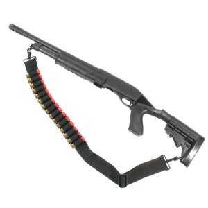Blackhawk 43SS15BK Two-Point Adjustable Shotgun Sling 15-Shell Nylon