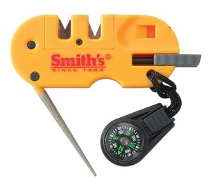SMITHS Pocket Pal X2 Dual-Sided Sharpener Fire Starter Tapered Diamond Rod
