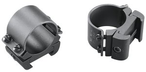 Weaver 49143 Sure Grip Rings 1 Inch Medium Matte Black Windage Adjustable