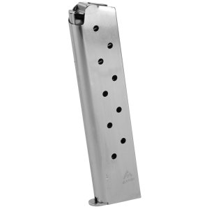 Mec-Gar USA 1911 .45ACP 10Rd Full-Size Nickel-Plated Magazine