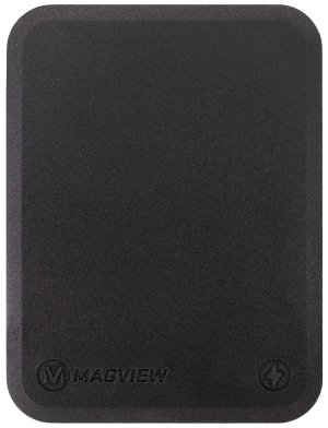 Magview 82028 Wireless Charging Phone Plate Black 2.50" x 3.25"