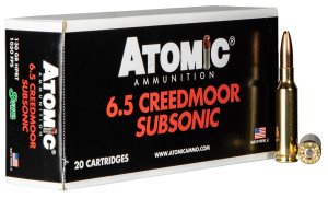 Atomic Ammunition 00476 6.5 Creedmoor 130gr Sierra MatchKing