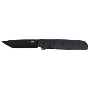 CRKT Bamboozled 3.31" D2 Tanto Blade, Black G10 and Stainless Steel Handle
