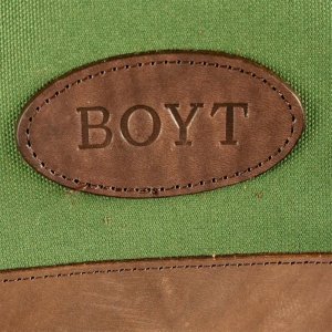 Boyt Signature Series Canvas and Leather Shell Pouch OD Green