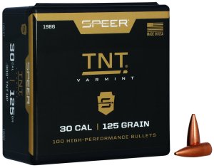 Speer 1986 TNT 30 Cal 125gr Jacketed Hollow Point Bullets 100ct Box