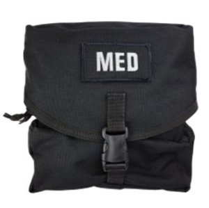 Elite First Aid M3 Medic Kit FA108B-FAK Tri-Fold Black Medical Pouch