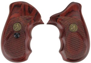 Pachmayr Renegade Deluxe Wood Laminate Grips S&W J-Frame Rosewood