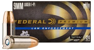 FEDERAL P9HST3 9mm 124gr HST JHP +P 50Rd Box