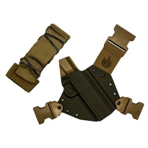 Gunfighters Inc Kenai Holster 1911 5 In Right Hand Kydex Gray Coyote