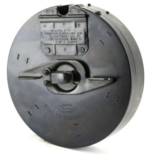 Thompson T13KT A1 Authentic 50rd Drum, .45 ACP, 6.75" Diameter, Blued Steel, US Manufactured