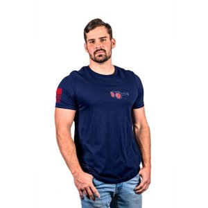 Nine LINE APPAREL MENS TSHIRT THEY LIVE NAVY M
