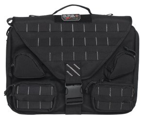 GPS T1350BCB Tactical Briefcase 1000D Polyester Black YKK Zipper